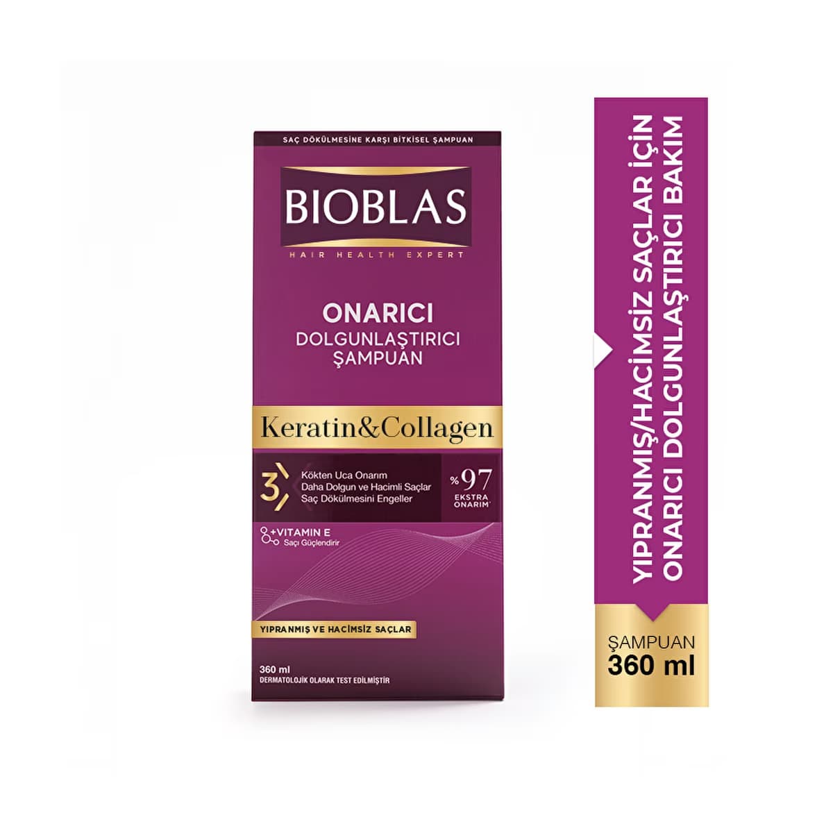 Bioblas Kolajen + Keratin Şampuan 360 ml - Gratis