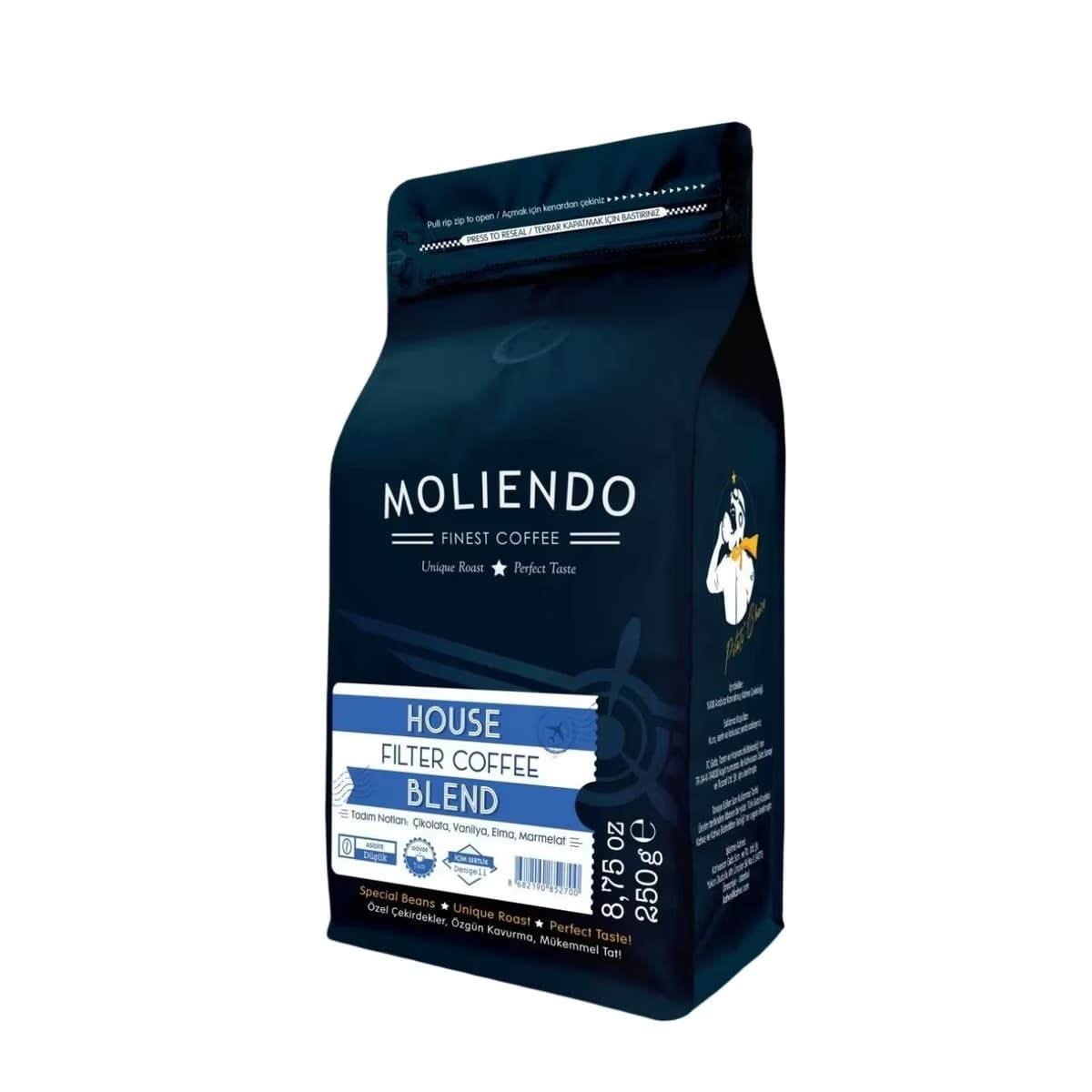Moliendo House Blend Öğütülmüş Filtre Kahve 250 G