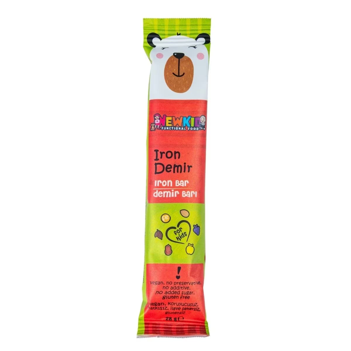 Newkid Fonksiyonel Hurma Barı Demir Takviyeli 28 gr