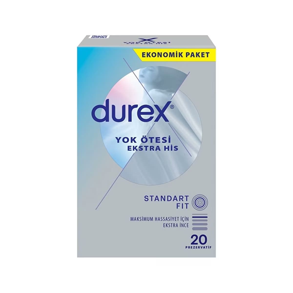 Durex Yok Ötesi Ekstra His Prezervatif 20'li - Gratis