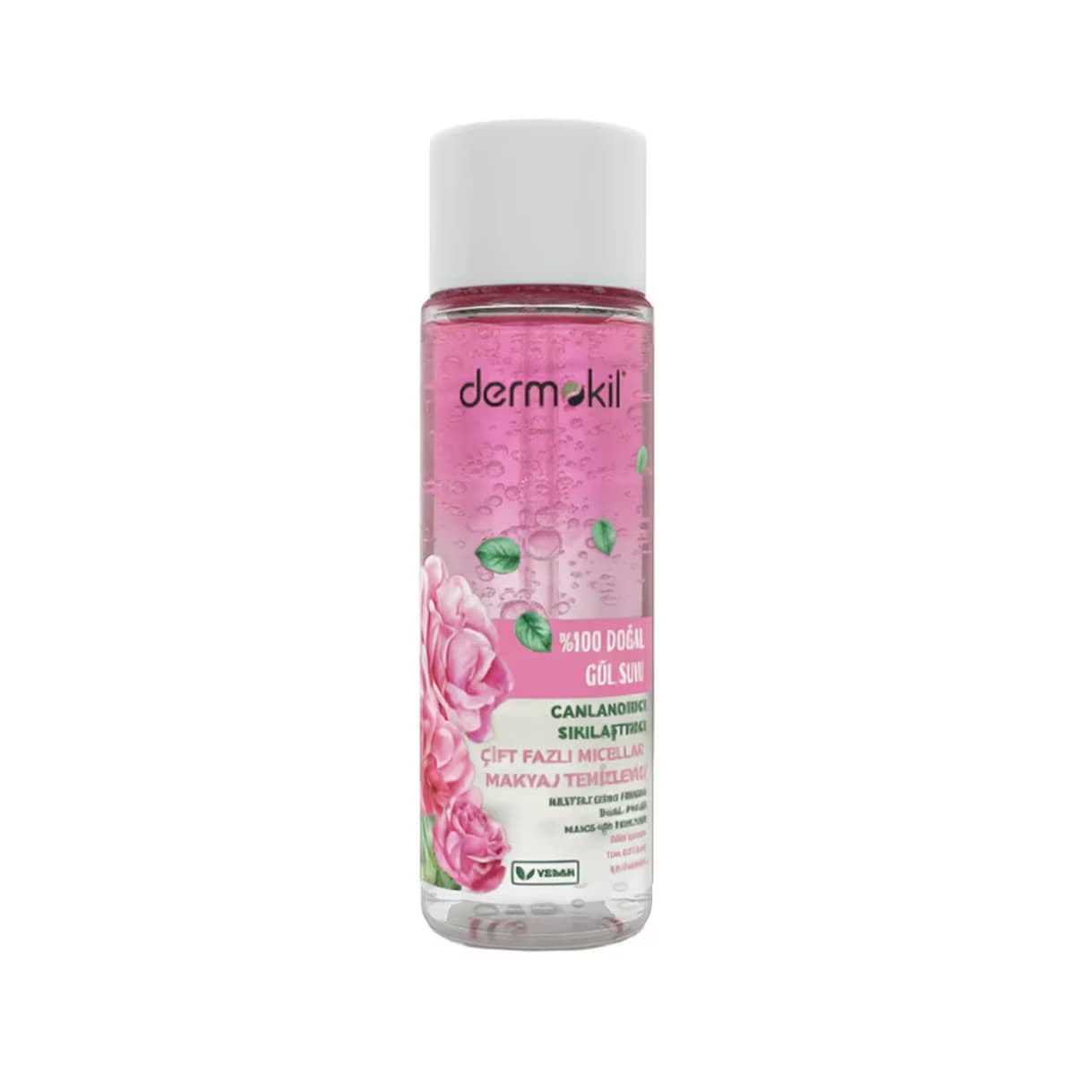 Dermokil Makyaj Temizleme Suyu Çift Fazlı %100 Doğal 150 ml