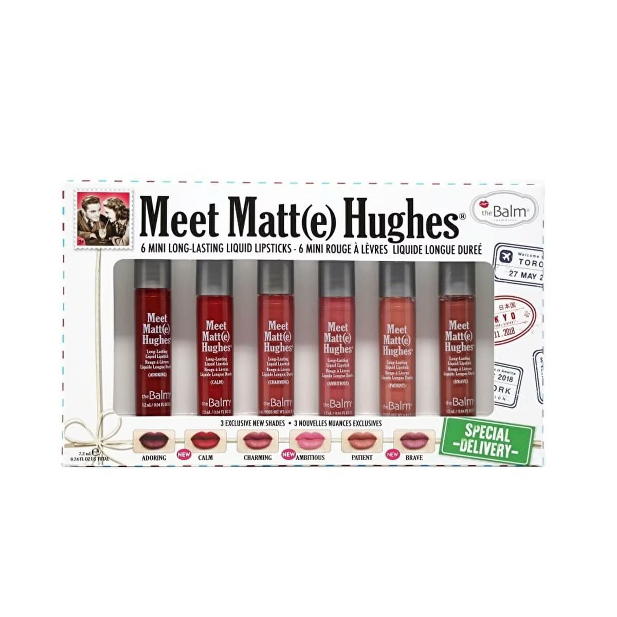 theBalm Meet Matte Hughes Special Delivery 6'lı Ruj Seti - Gratis