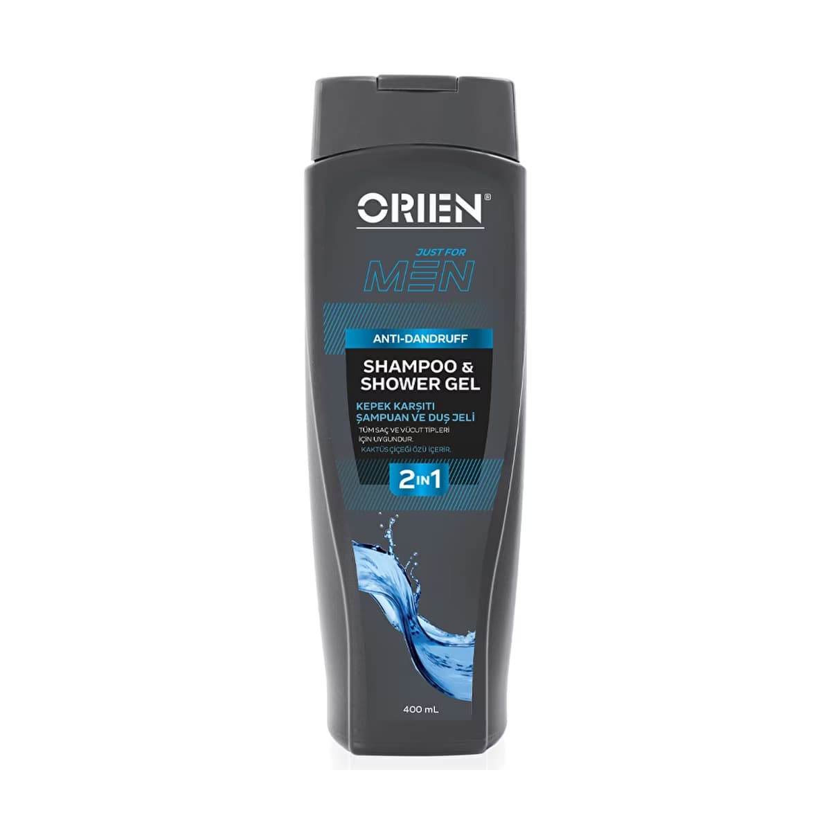 Orien Men 2'si 1 Arada Kepek Karşıtı Şampuan & Duş Jeli 400 ml - Gratis
