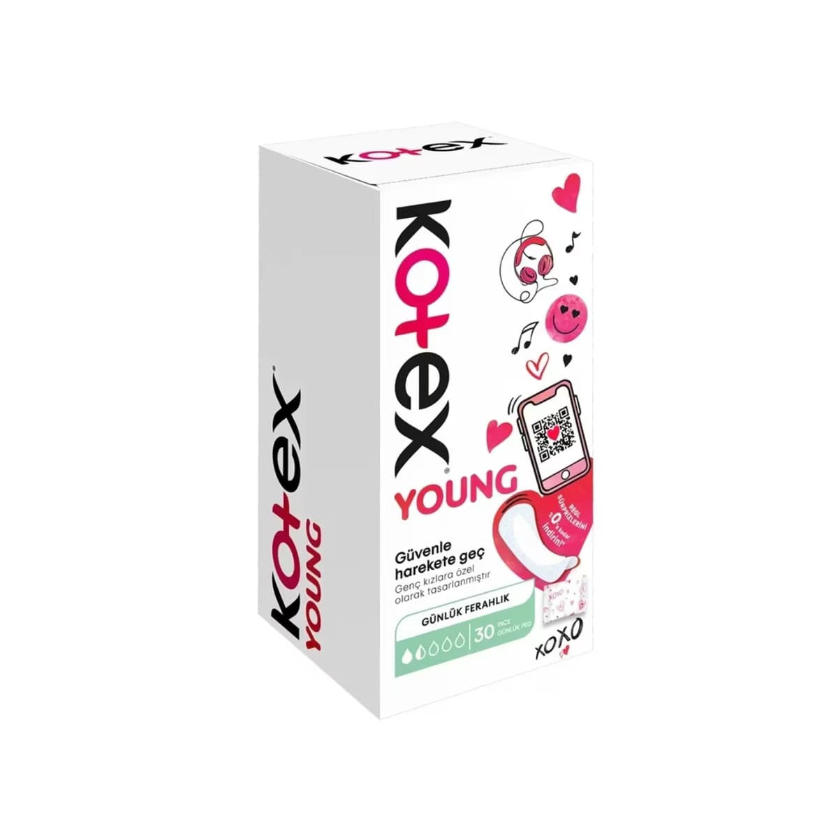 Kotex Young Günlük Ped 30'lu