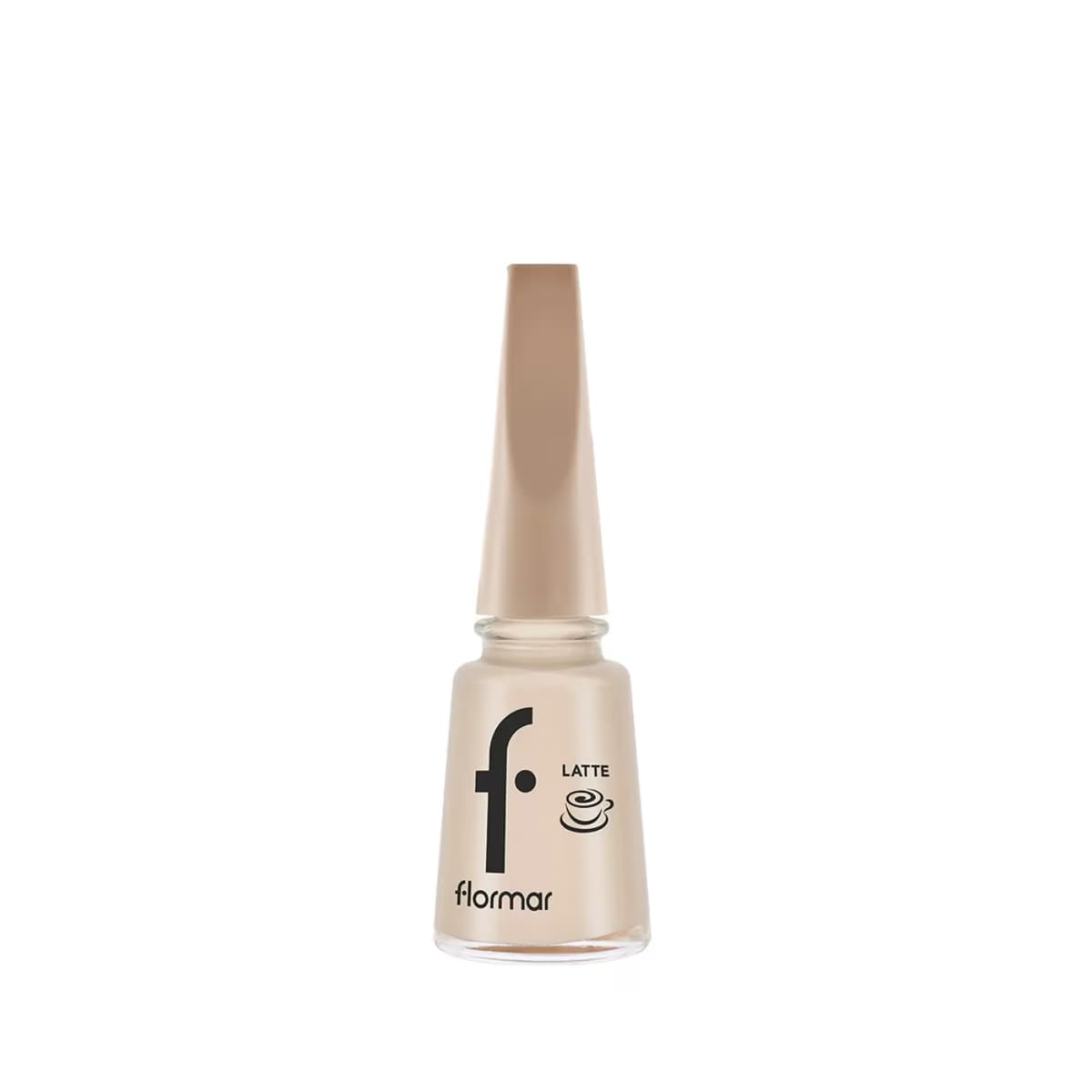 Flormar Yoğun Pigmentli & Kahve Tonlu Parlak Bitişli Oje Latte 005 Silky Espresso