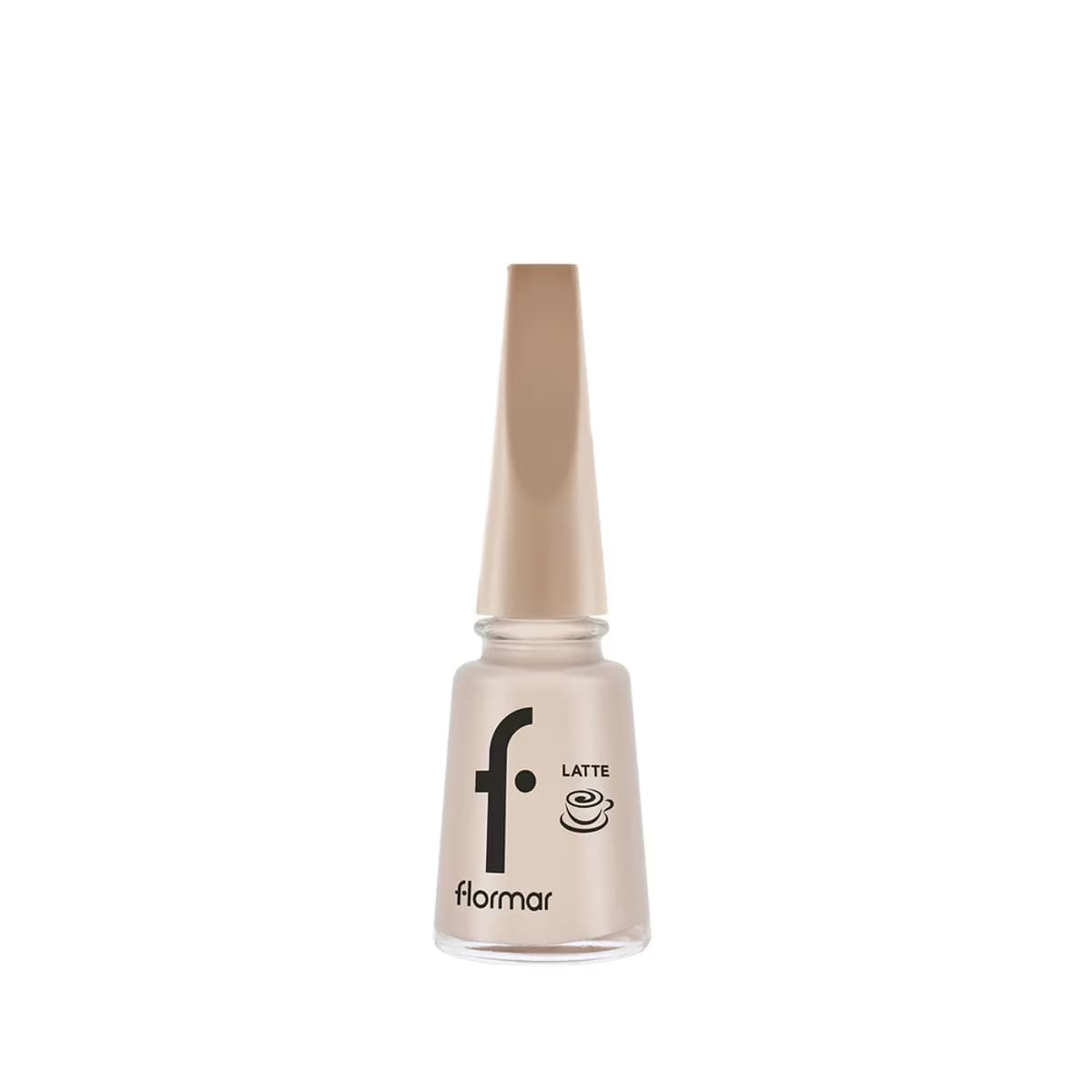 Flormar Yoğun Pigmentli & Kahve Tonlu Parlak Bitişli Oje Latte 009 Creamy Latte