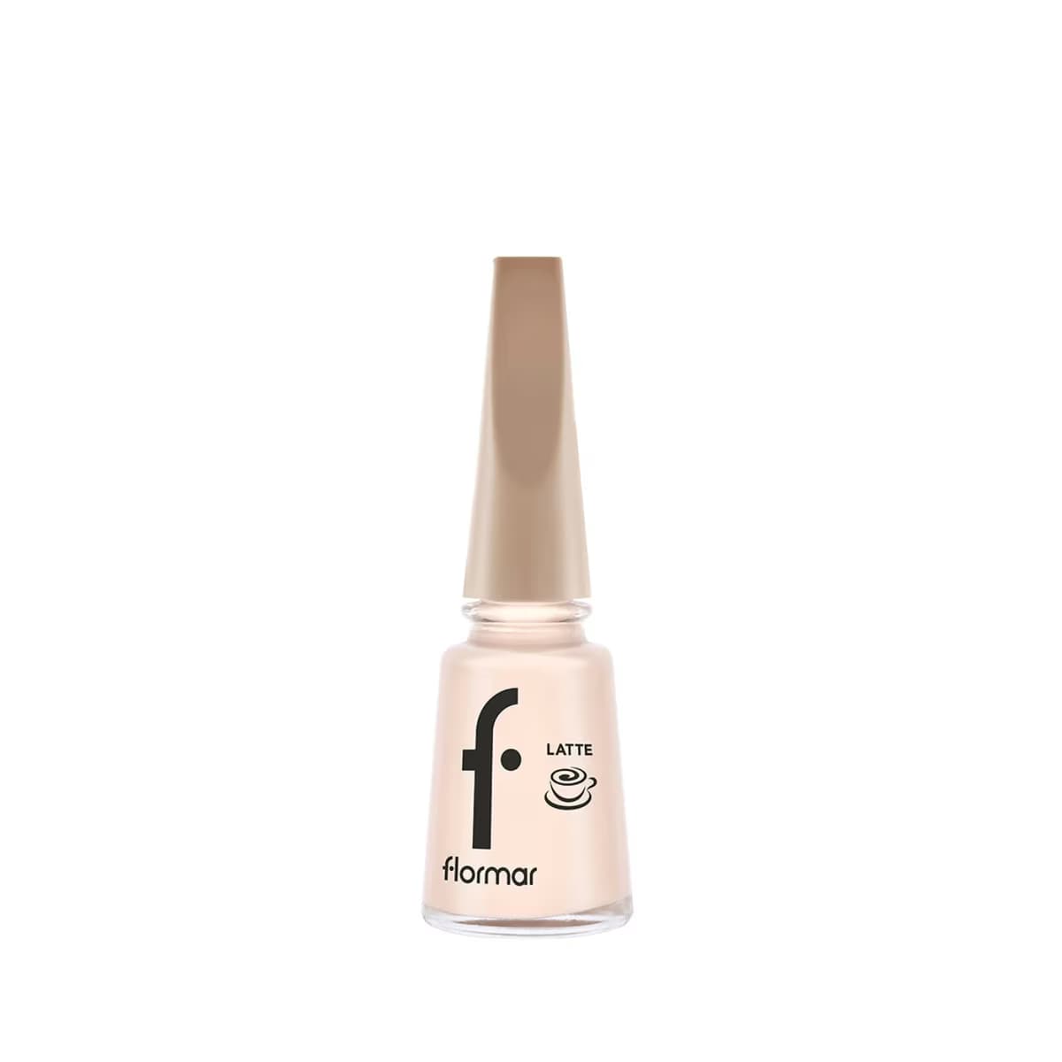 Flormar Yoğun Pigmentli & Kahve Tonlu Parlak Bitişli Oje Latte 001 Vanilla Cream