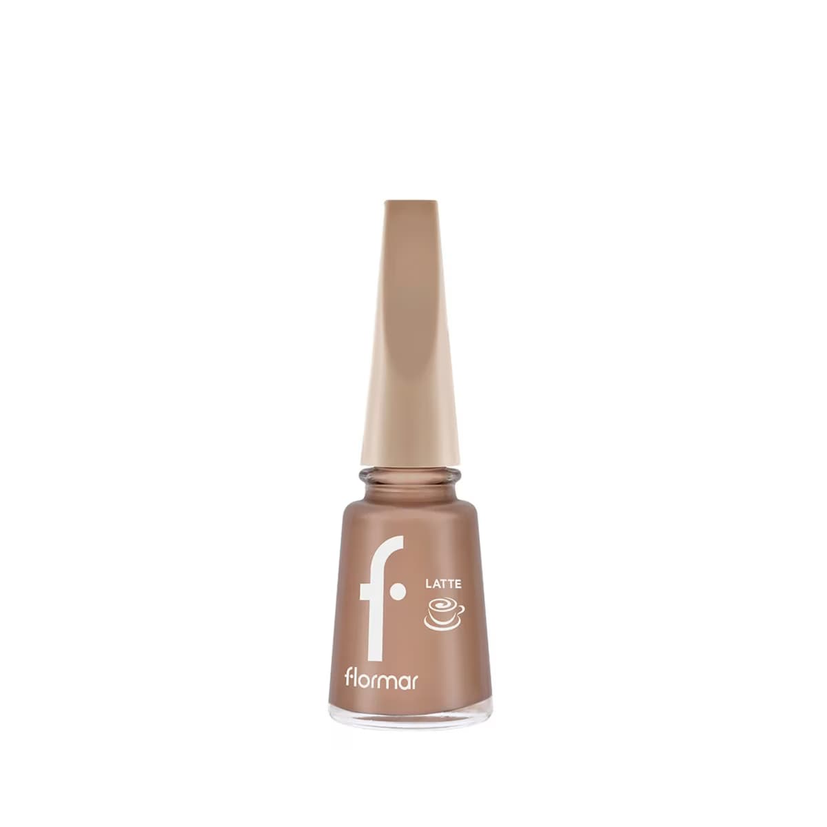 Flormar Yoğun Pigmentli & Kahve Tonlu Parlak Bitişli Oje Latte 006 Cashmere Mocha