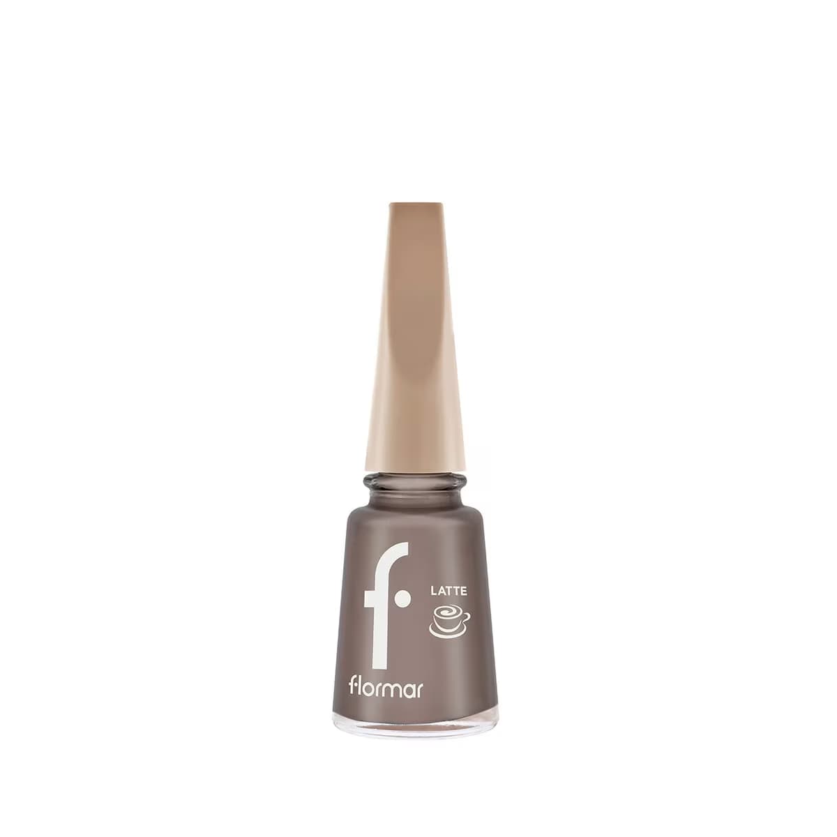 Flormar Yoğun Pigmentli & Kahve Tonlu Parlak Bitişli Oje Latte 008 Mocha Mist