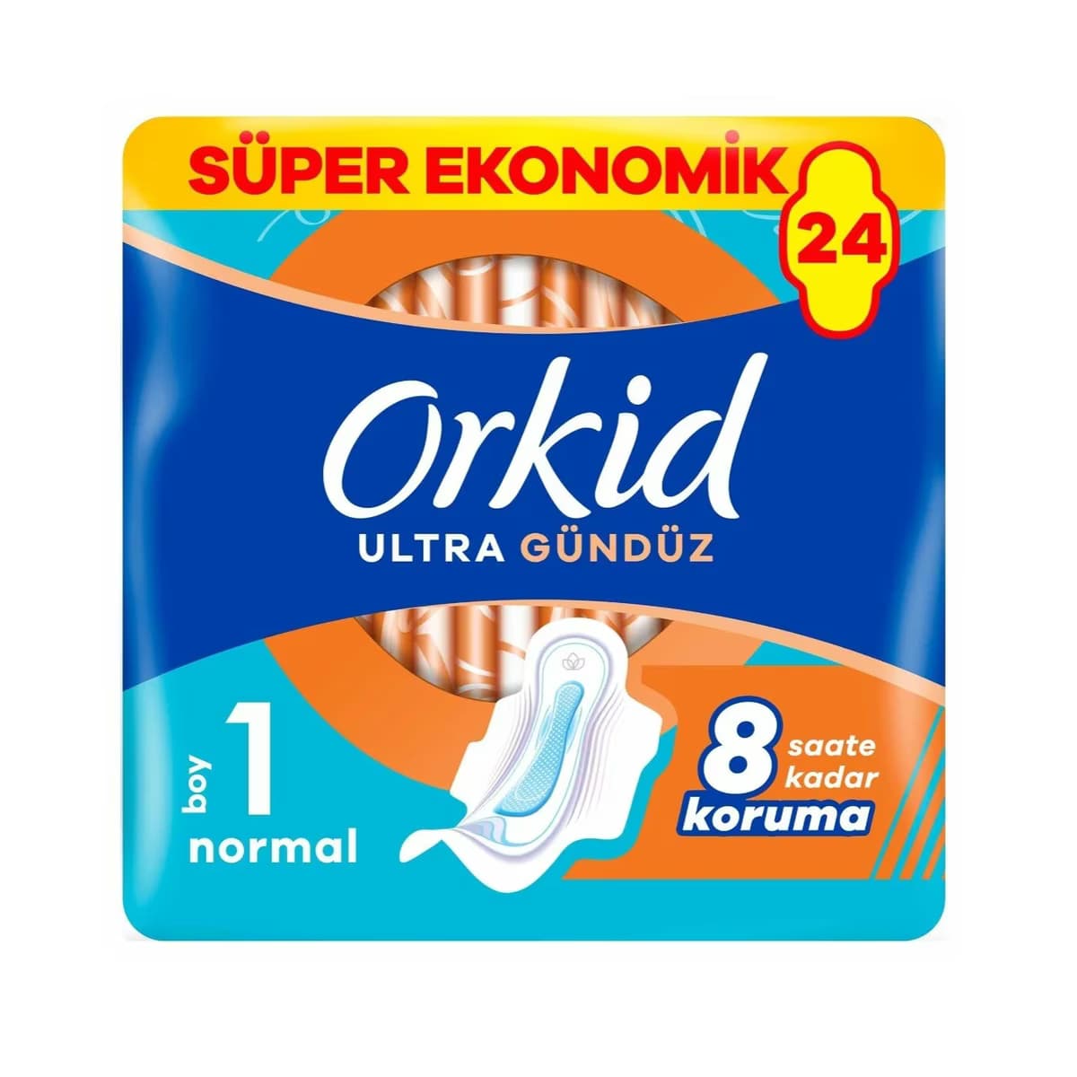 Orkid Hijyenik Ped Ultra Gündüz Normal 24'lü