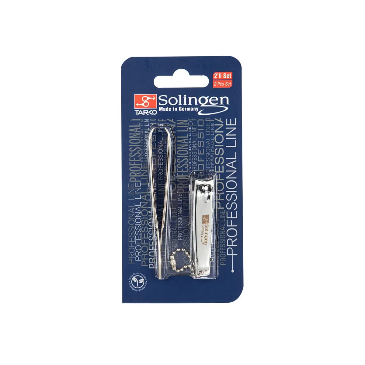 Solingen Cımbız ve Tırnak Makası İkili Set Model 9359
