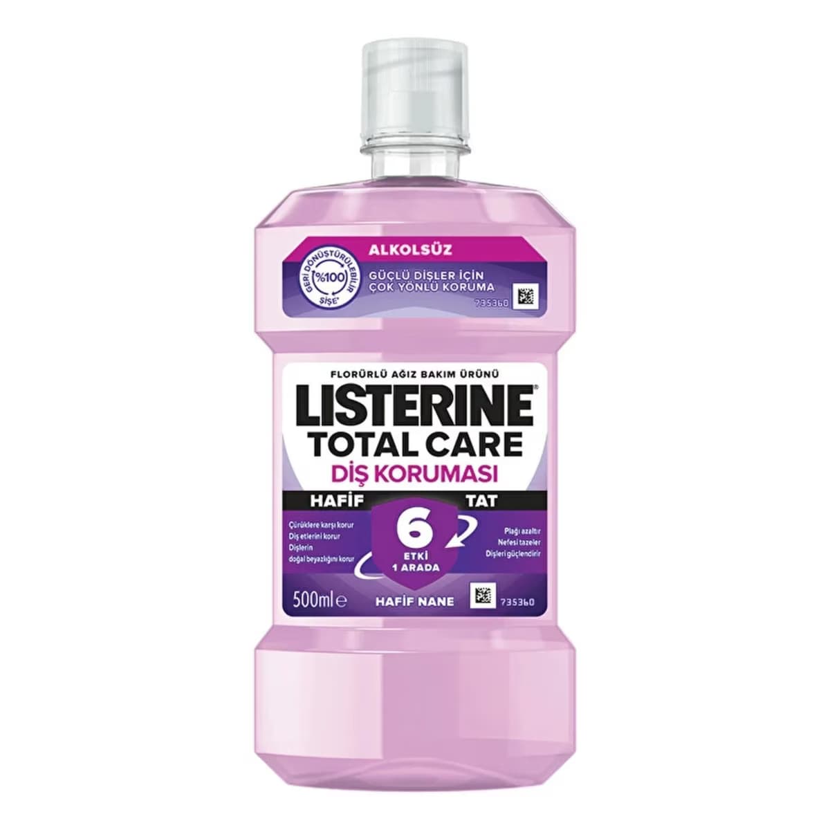 Listerine Total Care Hafif Tat Ağız Gargarası 500 ml