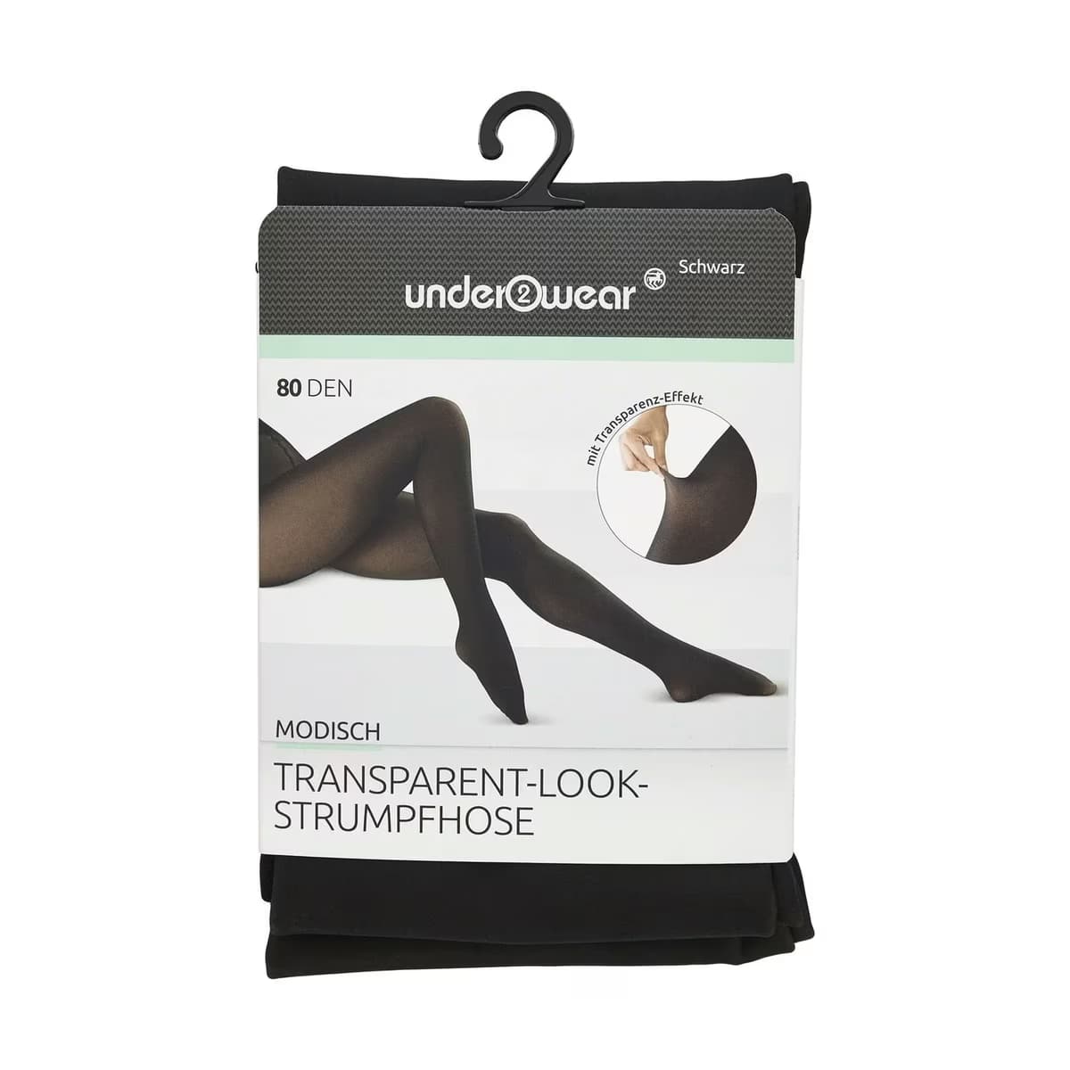 Underwear Külotlu Çorap 80 Den Transparan Görünüm M Beden Siyah