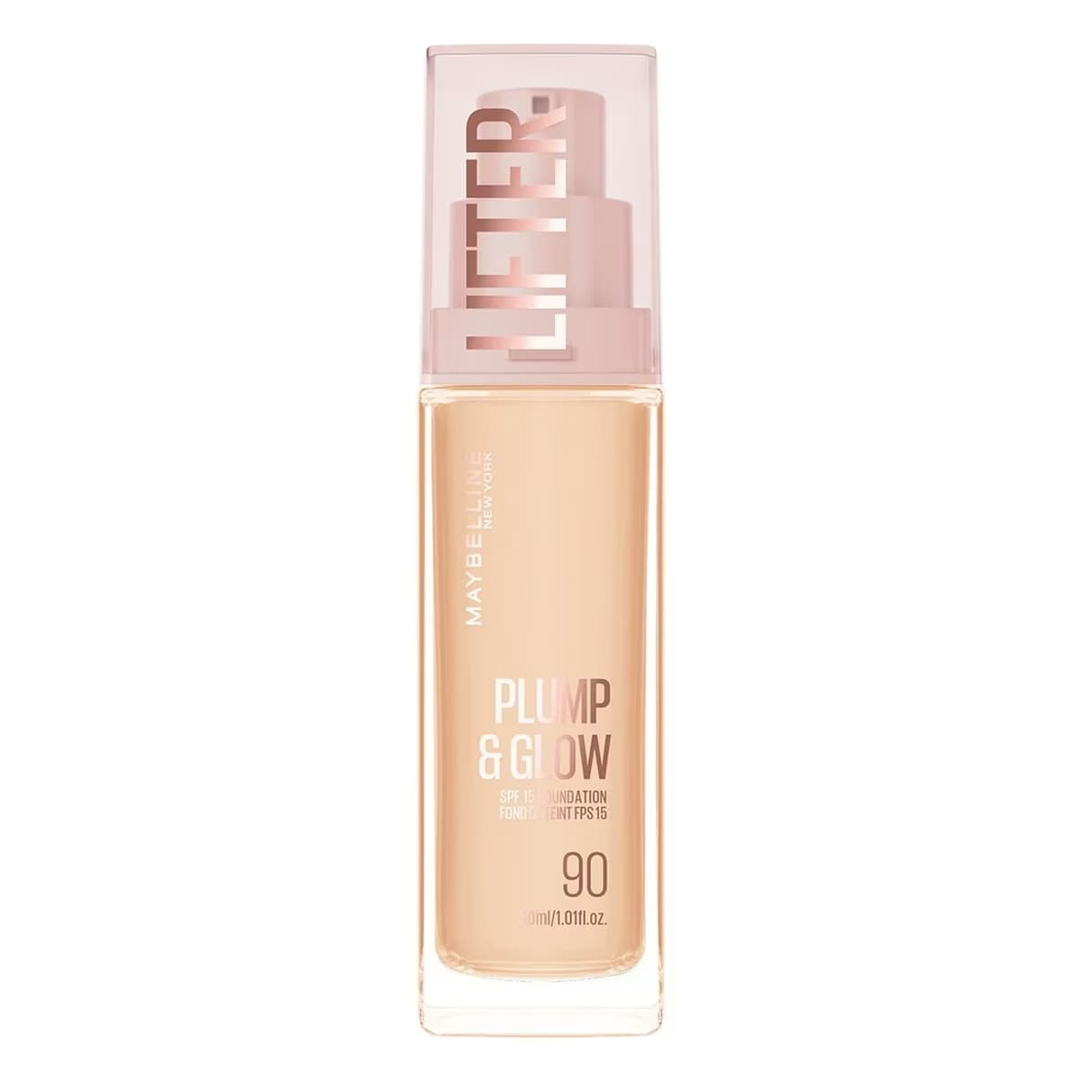 Maybelline New York Lifter Niasinamid ve Hyalüronik Asit İçeren Aydınlatan Fondöten - 90