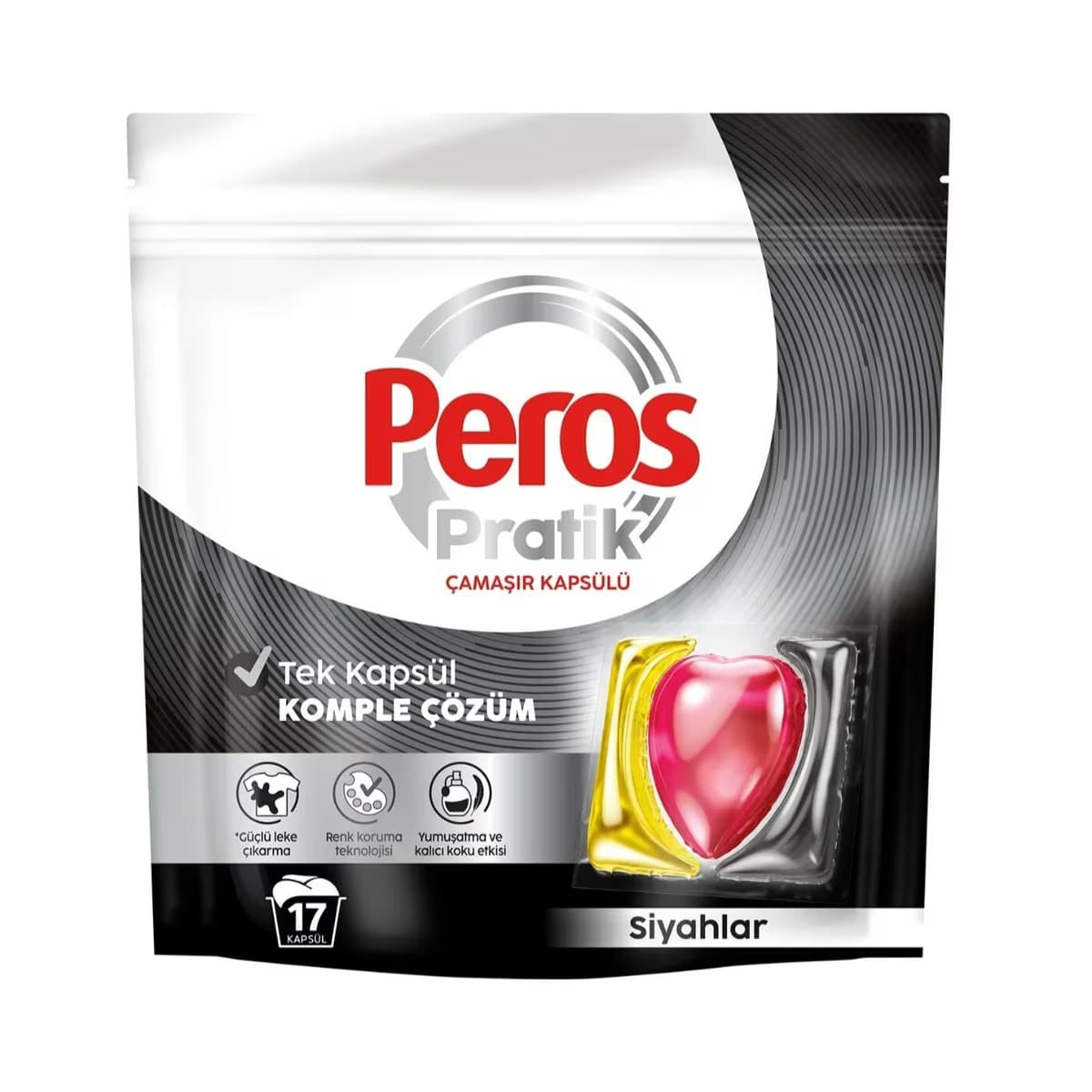 Peros Pratik Siyahlar Çamaşır Kapsülü 17'li
