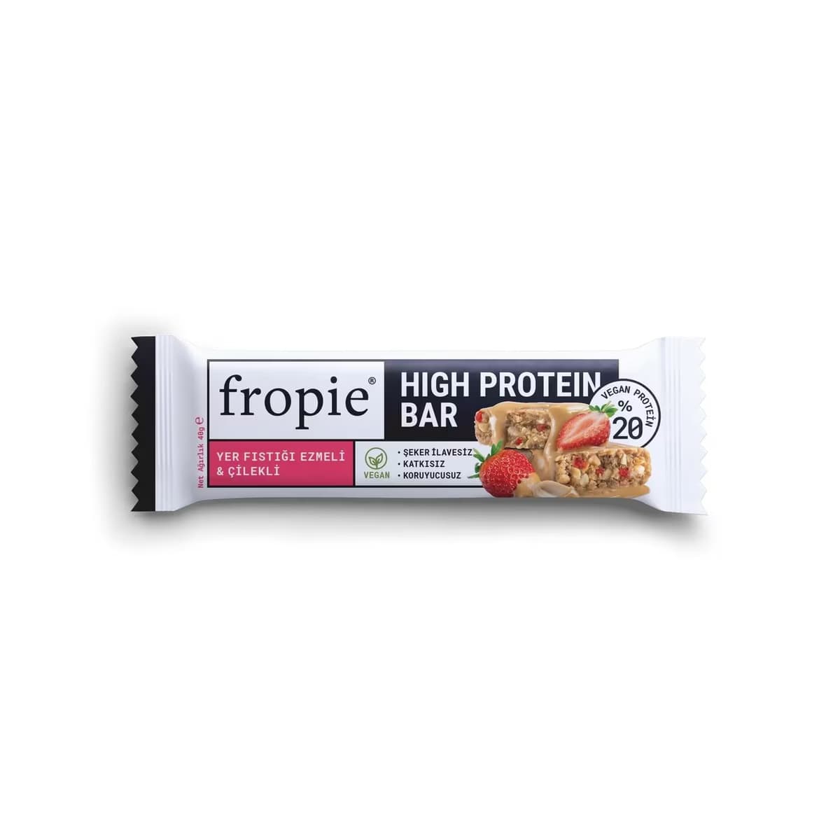 Fropie Çilekli High Protein Bar