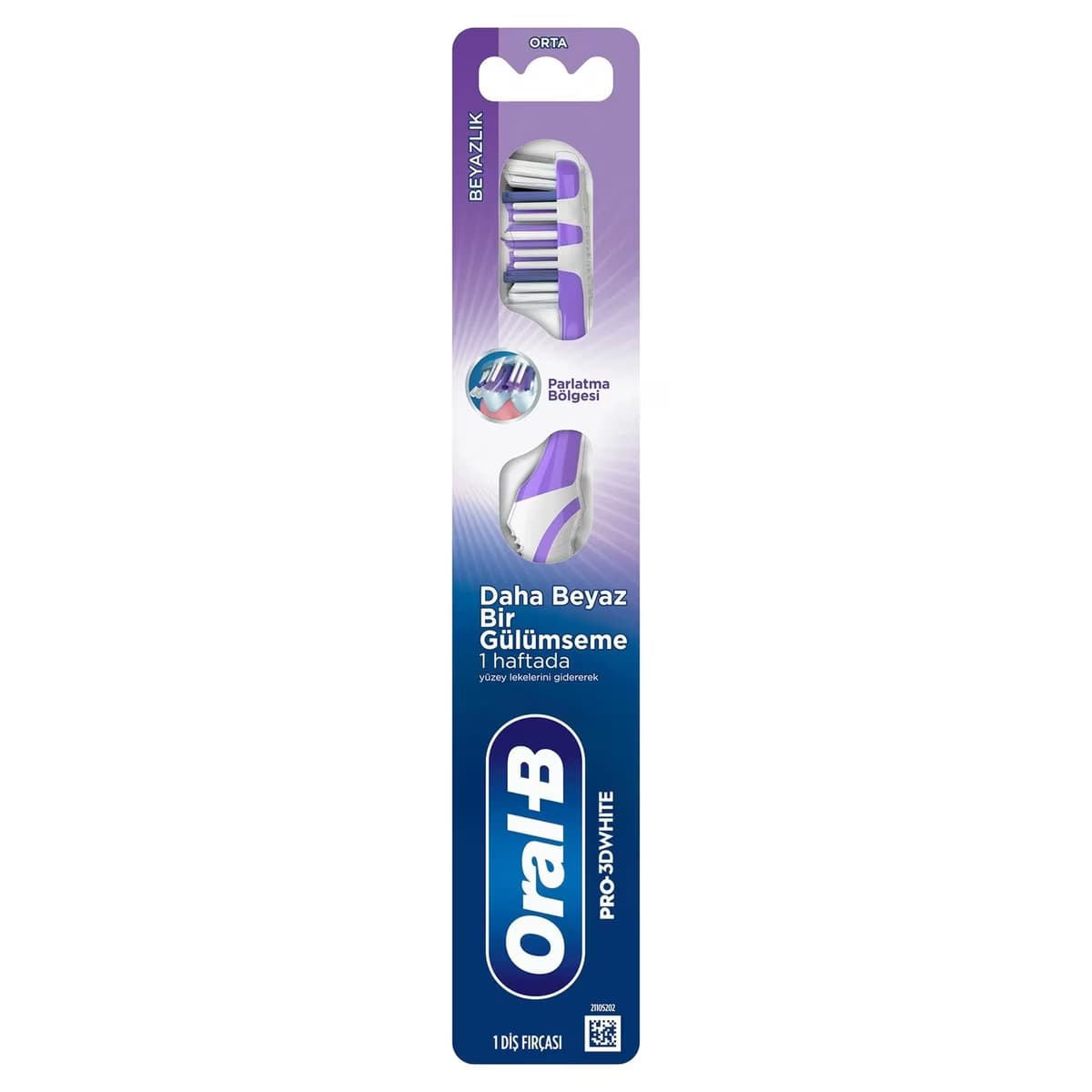 Oral-B Pro-3DWhite Beyazlık Diş Fırçası 1 Adet