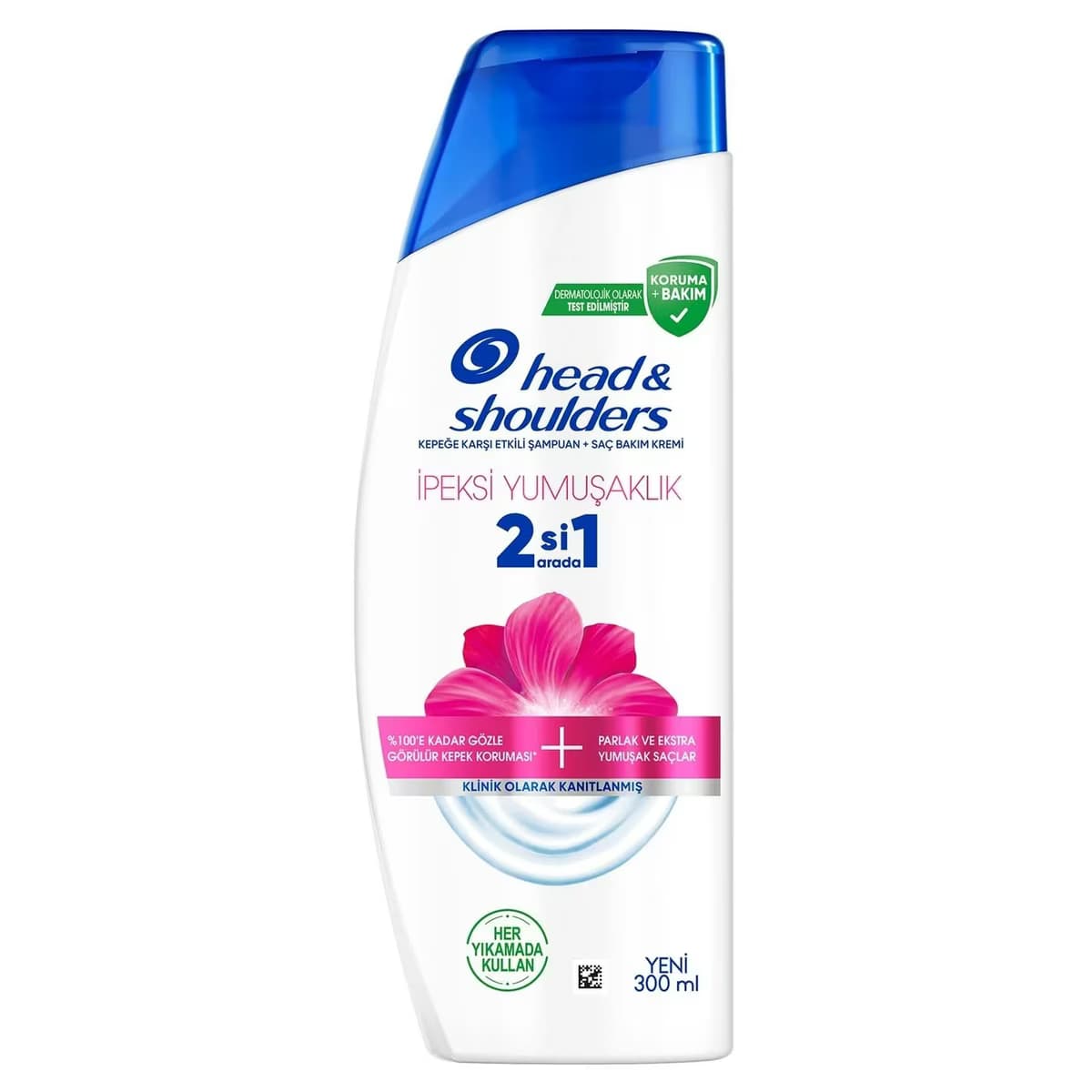Head & Shoulders 2'si 1 Arada İpeksi Yumuşaklık Kepek Karşıtı Şampuan 300 ml