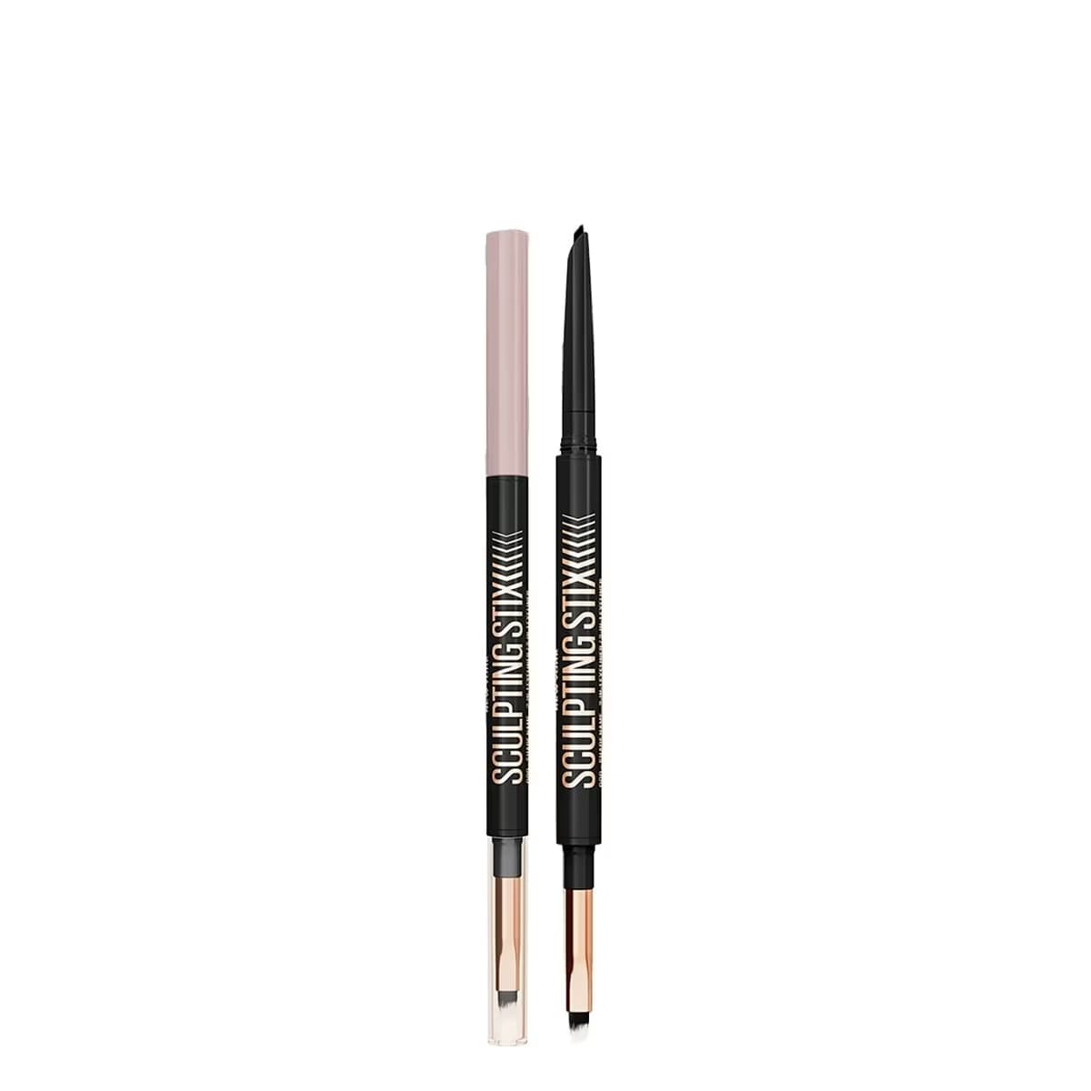 Maybelline New York Sculpting Stix Çift Uçlu Göz Kalemi - 016 Black Blur