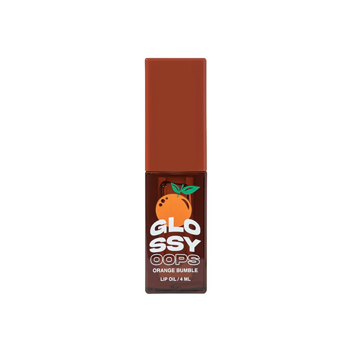 Beauty Bomb Lip Oil Glossy Oops 02 Orange Bumble - Hydrating Lip Oil with Glossy Finish - Gratis