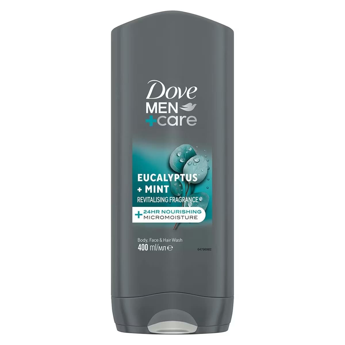 Dove Men +Care Duş Jeli Body, Face&Hair Eucalyptus +Mint 400 ml