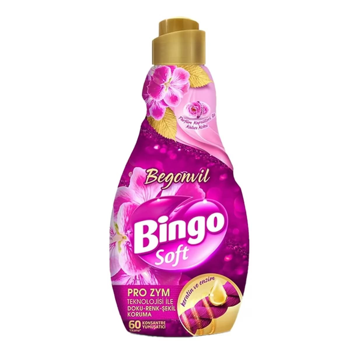 Bingo Soft Konsantre Çamaşır Yumuşatıcısı Begonvil, 1440 ml
