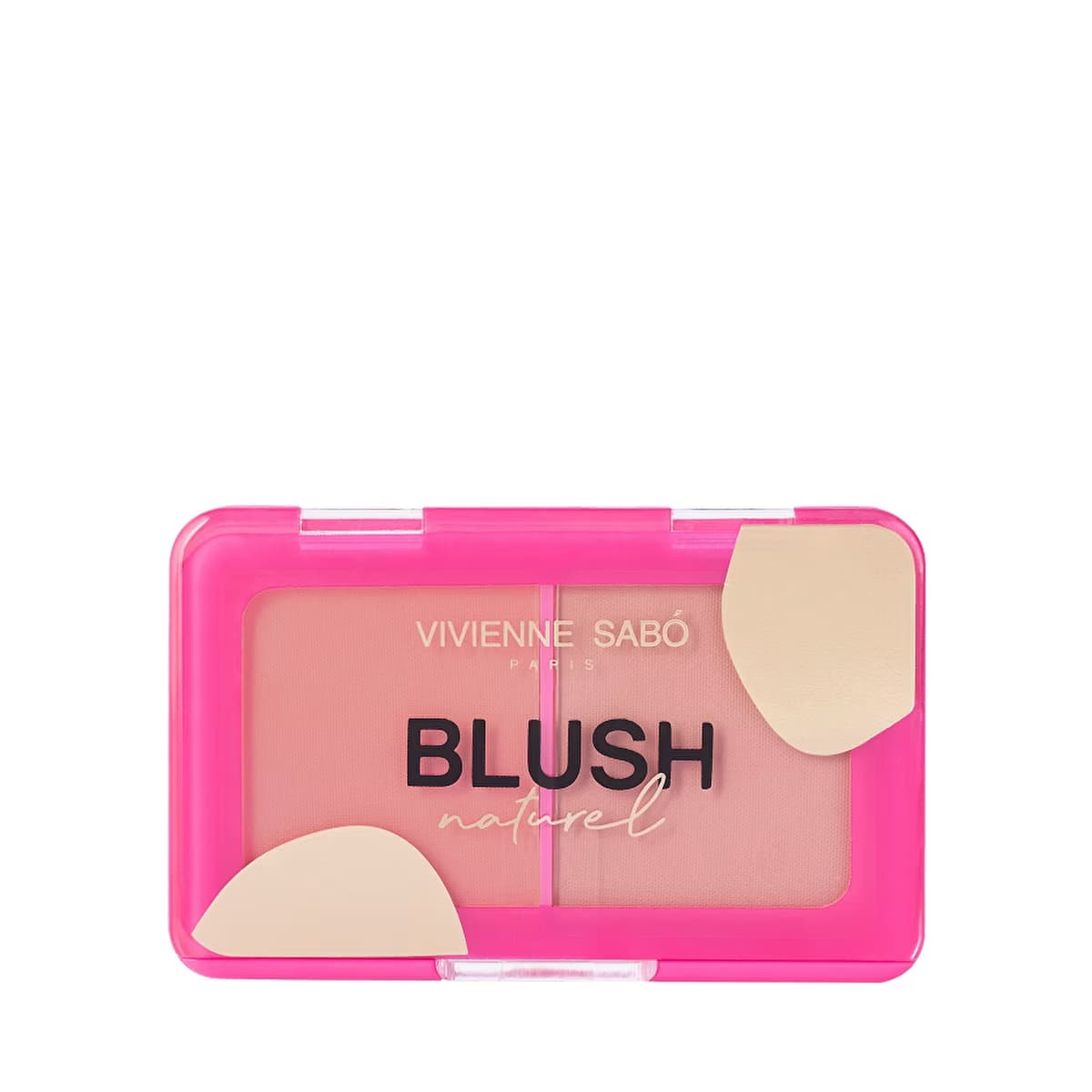 Vivienne Sabo Blush Palette Naturel Allık 01 Soft Rose - Silky Texture & Natural Radiant Finish - Gratis