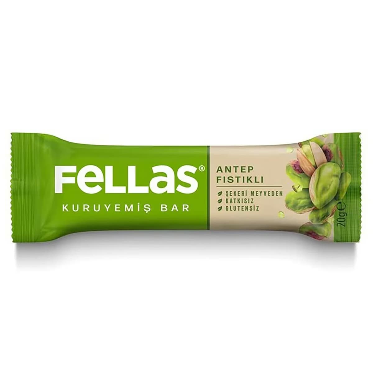 Fellas Antep Fıstıklı Kuruyemiş Bar, 20 gr