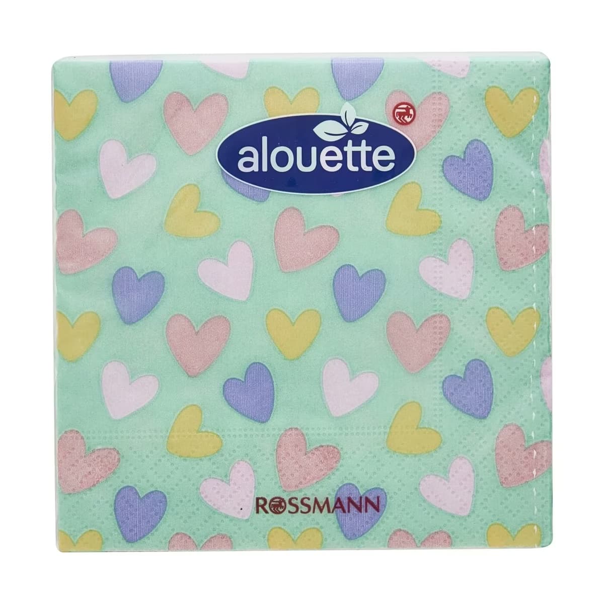 Alouette Bahar Kokteyl Peçete 26 Renkli Kalp 20'li